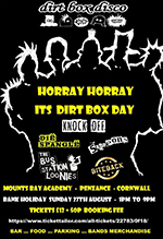 Dirt Box Disco - Mounts Bay Academy, Penzance, Cornwall 24.8.17